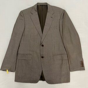 Canali Men’s Houndstooth Silk Blend Blazer- Size 52 Eu/42 US